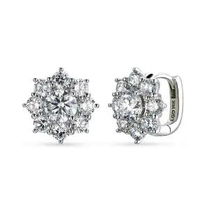 [도로시] 18k 로얄 블룸 랩 다이아몬드 5부_IGI 링귀걸이(약 2.6CT)