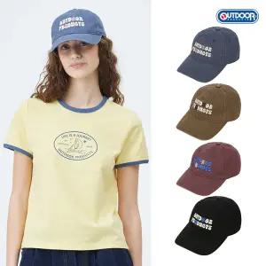 [아웃도어프로덕츠] 플라워 로고 워시드 볼캡 (4COLORS)