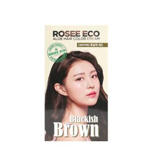 로제 에코 알로에 헤어칼라크림 N3 흑갈색