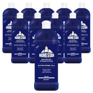 홈스타 파워스크럽 욕실용 550ml x 10개 욕실 화장실 청소 찌든때 물때 세제 세정제