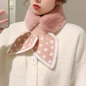 겨울목도리 방한 니트 보온 여성 남성 대학생 데일리 패션