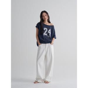 [에잇세컨즈] 와이드 테이퍼드 경량데님  화이트 (355721LPC1)