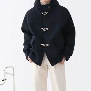 남자 떡볶이 숏코트 코트 더플 크롭 후드