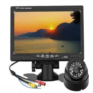 감시카메라 모니터세트 보안 비디오 키트 모니터링 연결