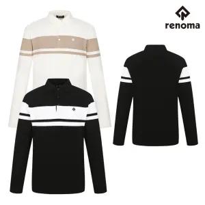 레노마 골프 남성 봄 컬러 배색 긴팔 카라 스웨터 SPO/1201