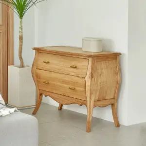 무료배송가이아 엔틱 2단 원목 서랍장 B_CP