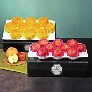 [지정일발송] 사과배 실속 8kg (배1박스+사과1박스)