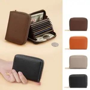 레더 지퍼 지갑 동전 카드 지퍼지갑 남성카드지갑 지퍼카드지갑 여성카드지갑 남성지갑