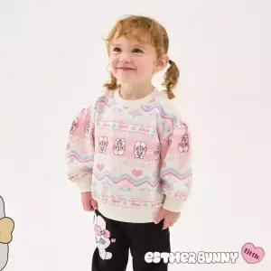 [에스더버니리틀] 하트팡팡자가드티셔츠