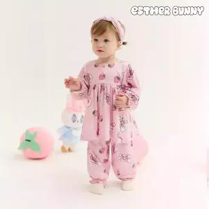 [에스더버니리틀] 스윗베리피치웜파자마세트