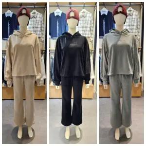 [폴햄][POLHAM]여성 무브 코듀로이 후드 트레이닝 세트 3컬러 PHF4TH2710PT2715