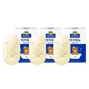 아기 목욕비누 100g) 3개입