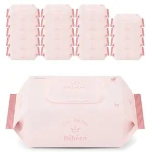 Bebeen 로즈 골드 영유아물티슈 캡형