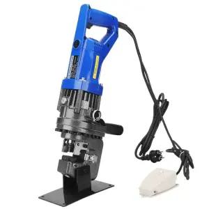 전동 유압 펀칭기 앵글 빔 철판 강판 압착기 타공기