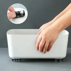 소형 테이블 바구니 받침대 1인치 바퀴 4개 조립형 가구 이동용 작은