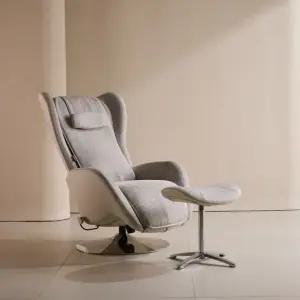 [알트레스트]AL002 마사지 리클라이너 기능성 패브릭 아이보리 안락 수면 안마의자