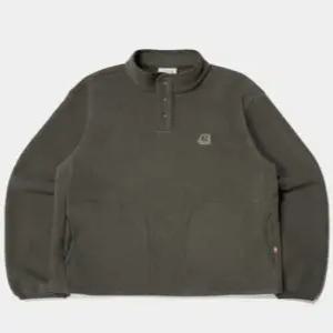 노르디스크 공용 마이크로 플리스 버튼넥 맨투맨 BB OUW24274 E8 G3 W3