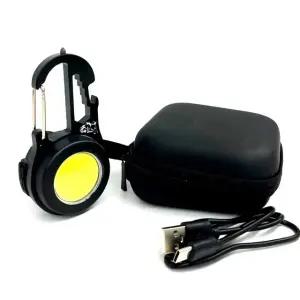 하드케이스 C타입 고속충전 USB충전식 LED 미니랜턴 (WE0D572)