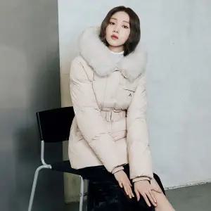 [LINE](센텀시티점)[라인어디션] [BYLYNN] 퍼후드 벨티드 구스다운(이성경 착용) NNDJPK6000