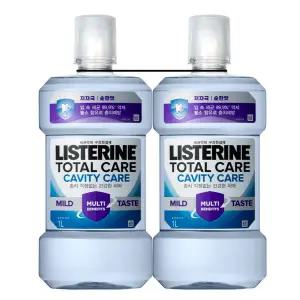 리스테린 토탈케어 캐비티케어 1L*2입