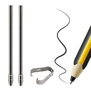 NO WORN OUT 볼펜 펜에 디지털 점보클래식 펜촉 호환 교체용 합금 스타일러스와 펜슬 티타늄 2개 EMR NORIS