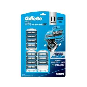 질레트 프로쉴드 칠 면도날 11입 프로블레이드