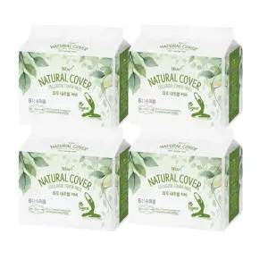 와우 생리대 내추럴 커버 슈퍼롱 안심 43cm 6p X 4팩