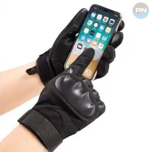 메쉬 가죽 바이크 장갑 보호대 방수 터치장갑 남녀공용 라이딩용