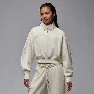 조던 플라이트 플리스 여성 쿼터집 탑 - 133 HV0327 191088