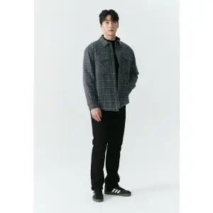 [잠뱅이]남성) 불변 양모 블랙 밴드 스트레이트핏 타이트 IH AP4DIH806-BK