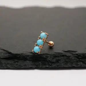 아뮤엘[925Silver] 블루 볼 피어싱 AMANE9166