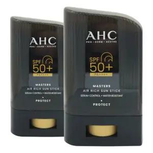 AHC 마스터즈 에어 리치 선스틱 22g SPF50+ 2개