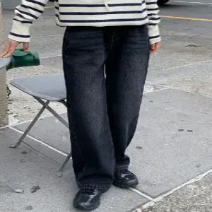 2567 빅기모 캣샌드 세미와이드 데님 (2color) 허리속밴딩