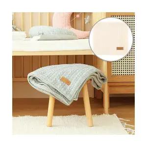 극세사 양면 아기 낮잠이불 블랭킷 신생아 유모차 담요 어린이집 애착이불