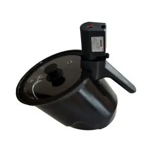 바이탈플랜트 롤팬 뉴 오리지널 자동회전냄비 블랙 1개 / 써클