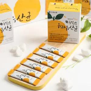 유쎌몰 고흥 두힐 유자 유산균 2G X 30포 4박스 유산균스틱