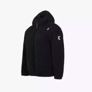 스파이더 스파이더 공용 유로스포츠 플리스 패딩 후드 집업 자켓 SPIWCNJK222UBLK