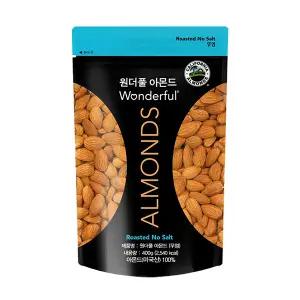 원더풀 아몬드 무염 400g, 1개