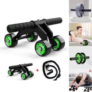 4휠 파워 밴드 슬라이드 AB 휠 복근 운동기 코어 운동/복부/기구/슬라이더/배살/가정용/뱃살/다이어트/헬스