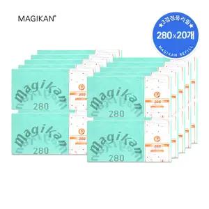 매직캔 리필봉투280 20개-280R20G 27L 25L 22L적용 3겹그린정품