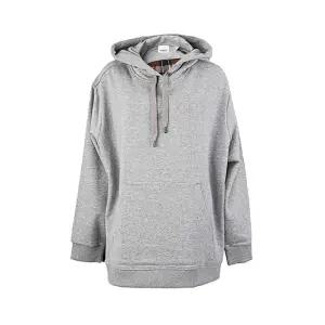 [로로모다]  언발 체크 여성 후드티 / 8048924