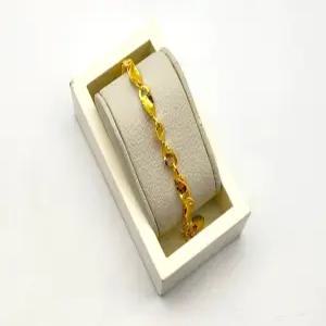 24K 순금 3돈 로지 팔찌(18K 연결고리 장식)