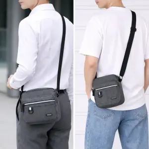 남성 미니 크로스백 2종 방수 내마모성 학생 직장인 여행 휴대편리 숄더백 데일리 3컬러 가벼움