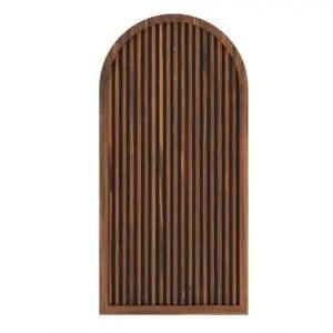 울타리문 방부목 나무 주택 게이트 도어 전원 담장 야외 휀스 정원문 출입문 화단