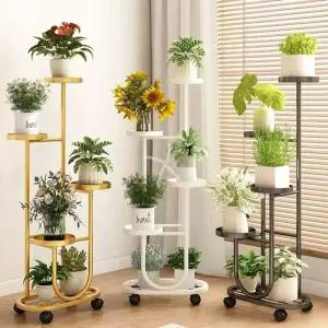 이동식 화분 거치대 걸이대 진열대 하이 철제 거실