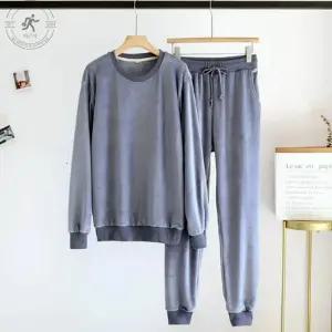 잠옷커플 부부 침실 실내복 가정용 보온 수면복