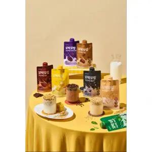 VIVLIV 꼬박꼬밥 고단저당 파우치 단백질 쉐이크 40g x 7포 1세트 233632