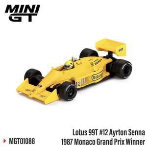 미니 GT 1:64 아이르톤 세나 모나코 그랑프리 일본 2위 우승자 합금 자동차 모델 선물