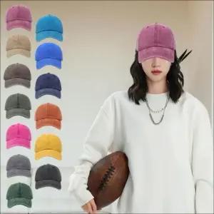 빈티지 볼캡 무지 핏 기본 워싱 공용 야구모자 남녀