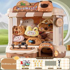 DIY 자동 인형 기계 어린이 동전 오퍼레이션 게임 미니 클로 뽑기 음악 크리스마스 선물용